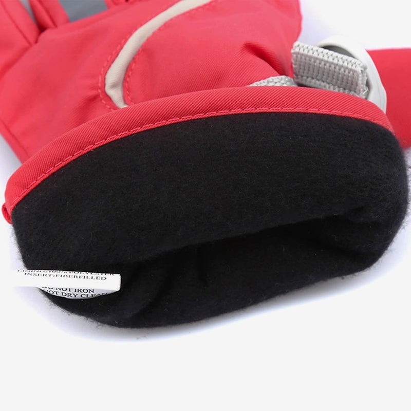 IZUS Kids Cold-Weather Ski-Gloves Winter-Warm Windproof Snow-Gloves Snowboarding Sledding Cycling Toddler 3-6T Boy-Girl - Image 4